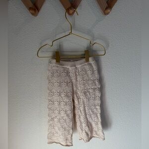 Zara Cream Crochet Pants